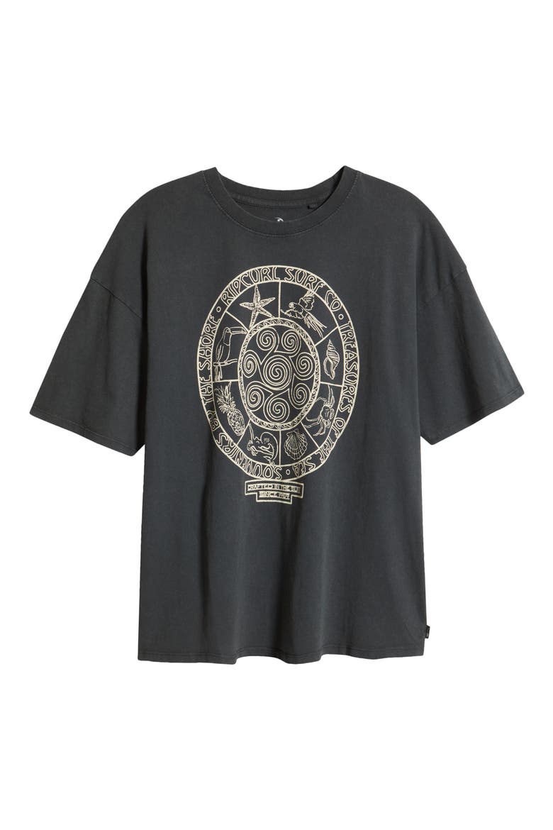 Souvenirs Heritage Graphic T-Shirt, Alternate, color, WASHED BLACK