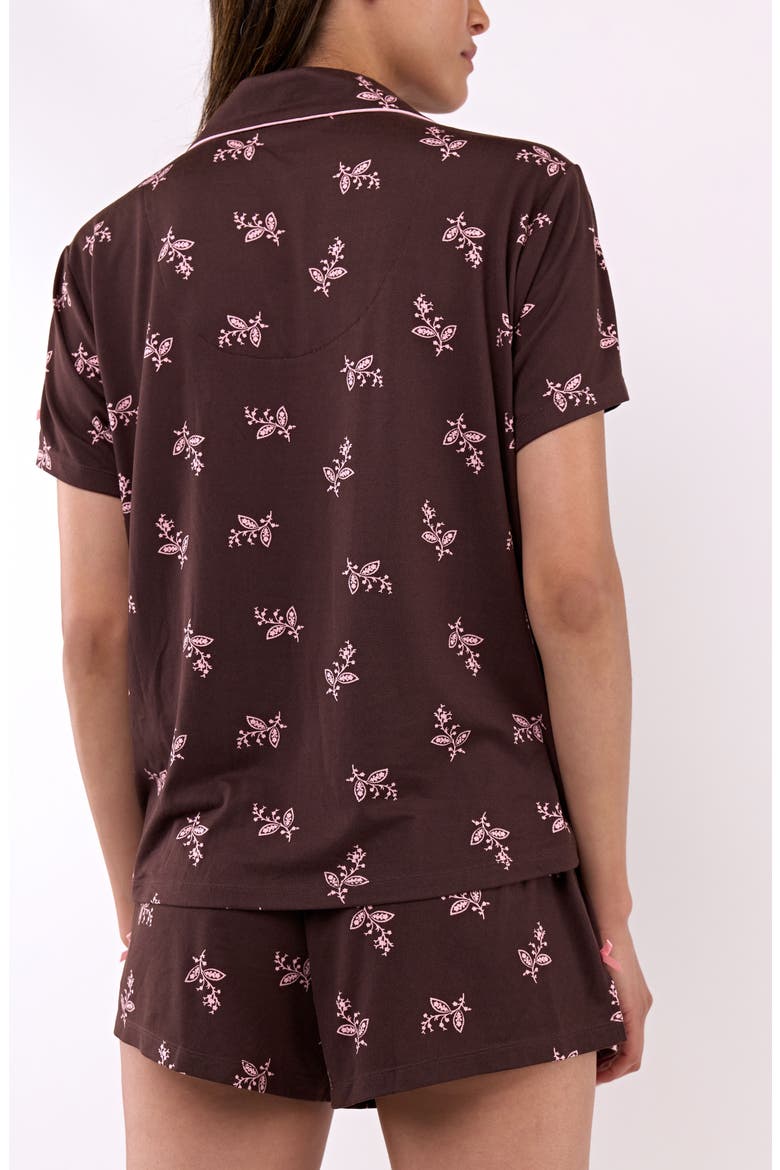 Breann 3-Piece Pajama Set, Alternate, color, CHOCOLATE
