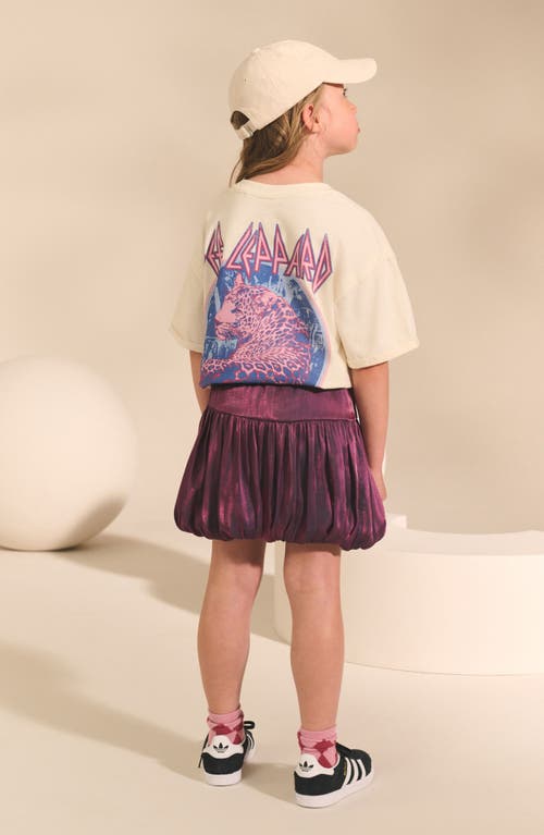Next Kids' Metallic Bubble Skirt In Purple