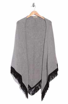 La Fiorentina Fringe Wrap Ruana