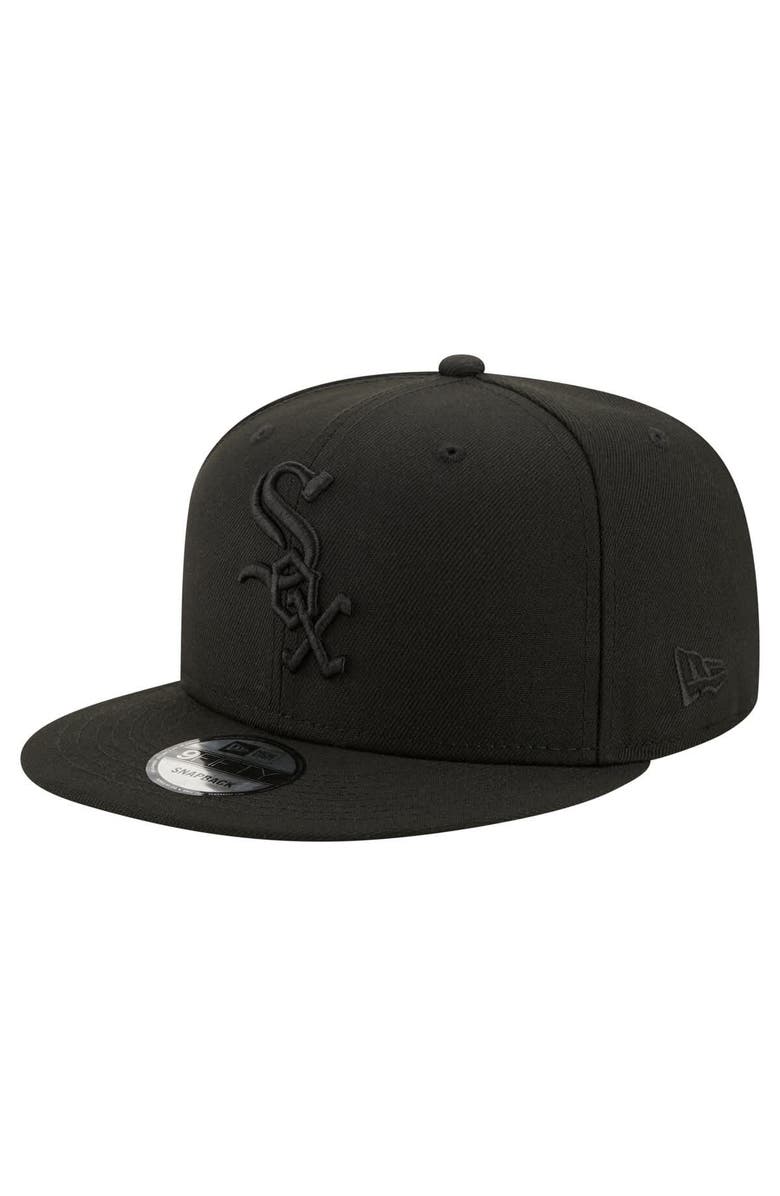 New Era Men's New Era Black Chicago White Sox 125th Anniversary 9FIFTY Snapback Hat, Alternate, color, Black