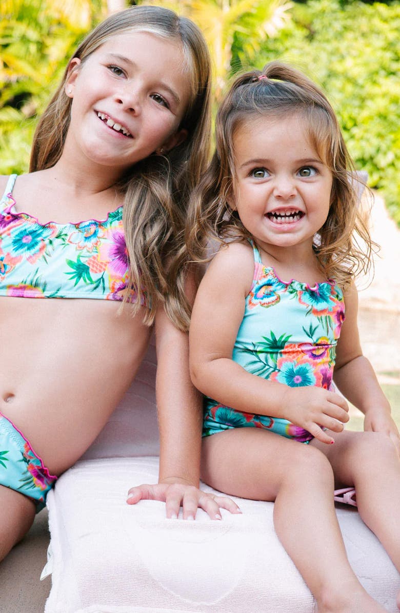 PQ SWIM Kids' Junie Two-Piece Swimsuit, Alternate, color, 