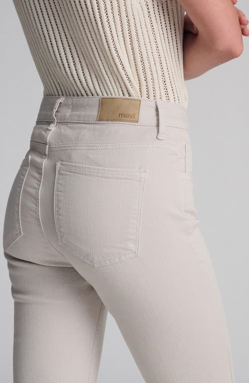 Mavi Jeans Anika High Waist Crop Flare Jeans In Neutral
