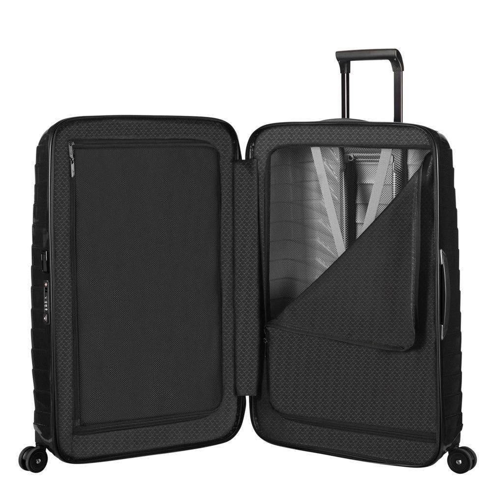Samsonite Proxis Large Hardside TSA Friendly Spinner, Alternate, color, Black