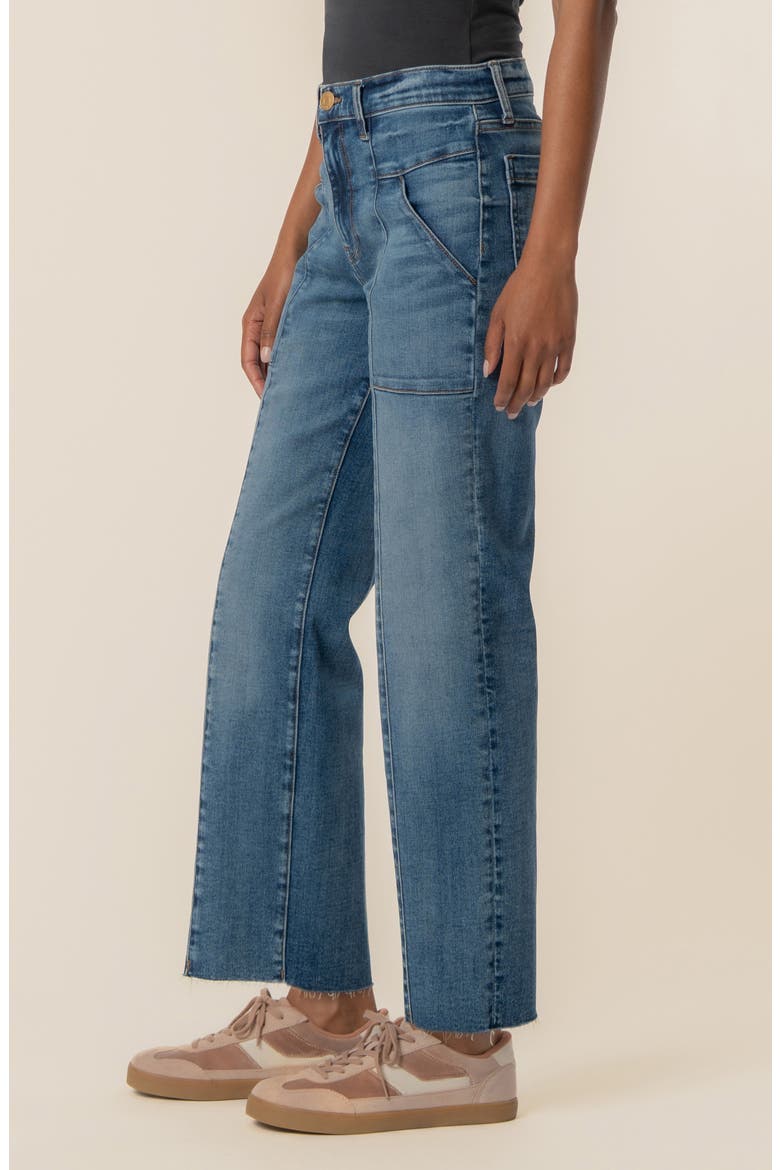 Avery High Waist Straight Leg Jeans, Alternate, color, ARCHITECT