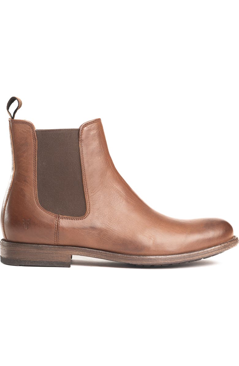 Frye Tyler Chelsea Boot, Alternate, color, Cognac