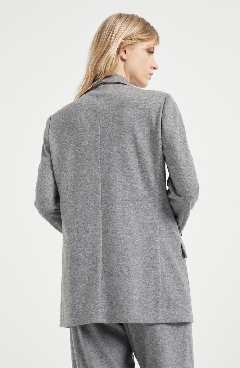 Brunello Cucinelli Deconstructed blazer, Alternate, color, Grey