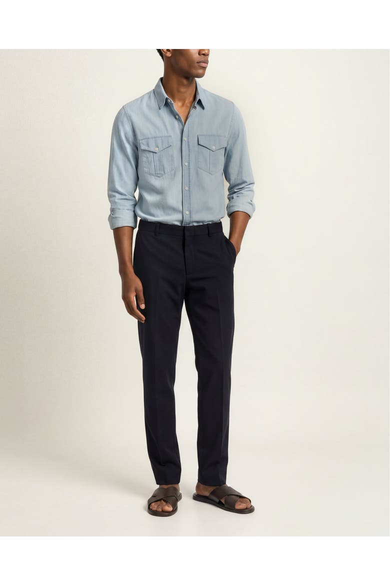 Ray Relaxed-Fit Trousers, Main, color, NIGHT IRIS