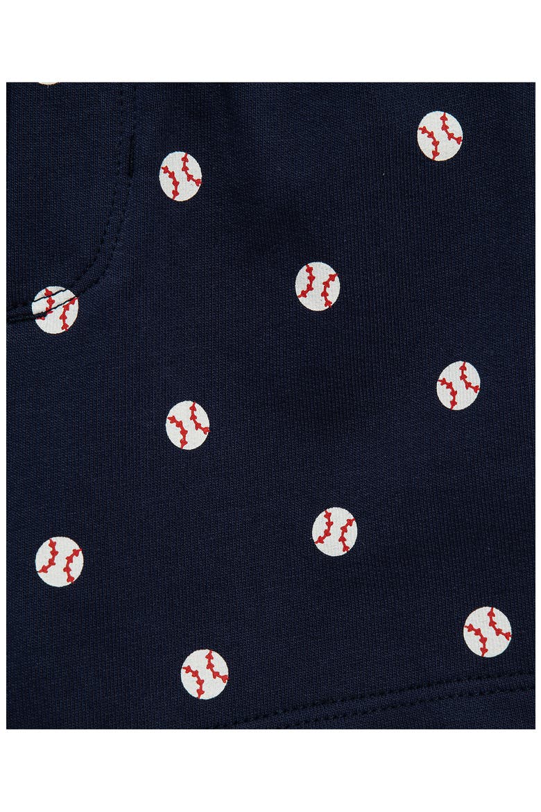 Baseball Bodysuit & Shorts Set, Alternate, color, BLUE