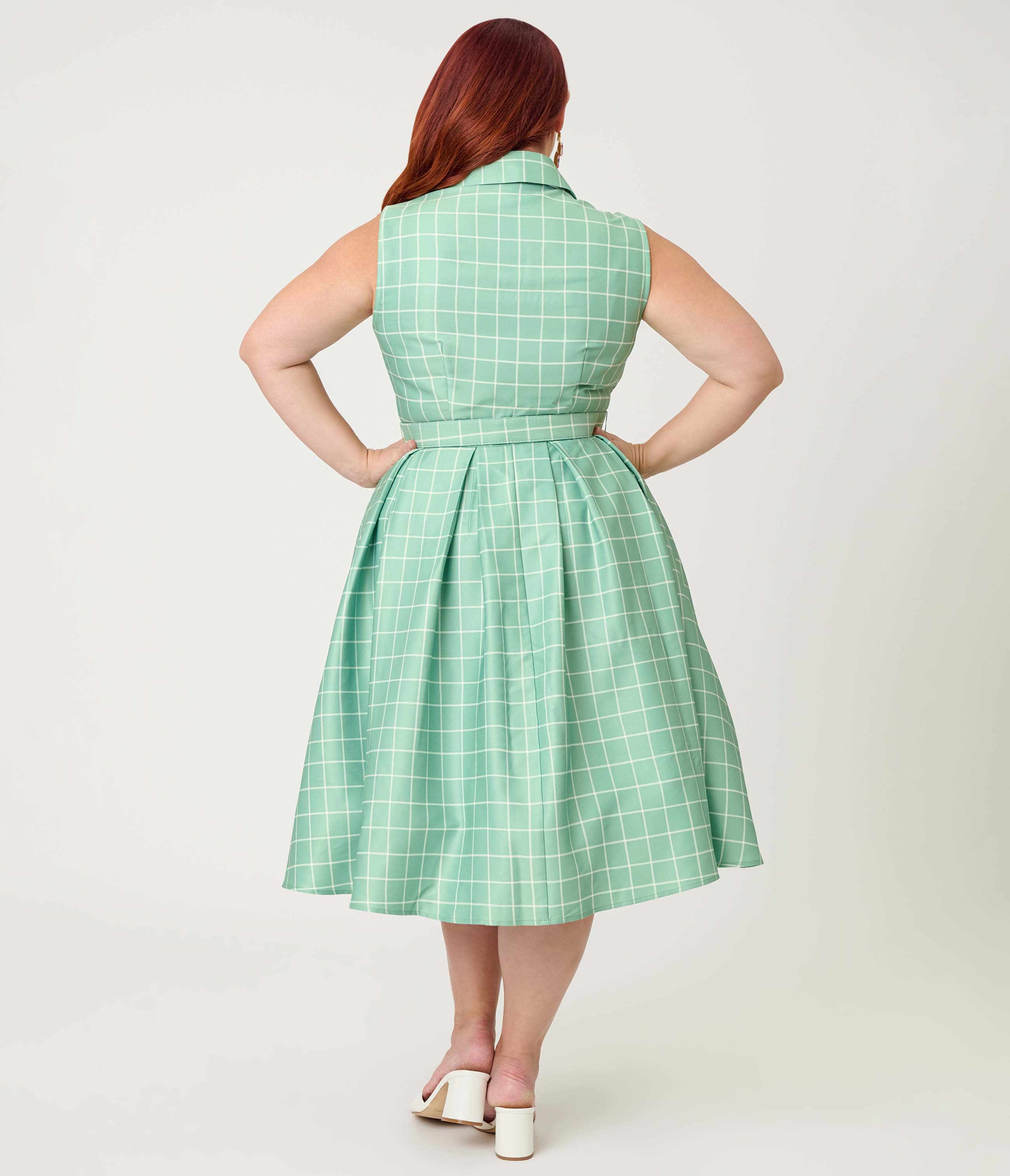 Plus Size 1950s Edith Swing Dress - image 2
