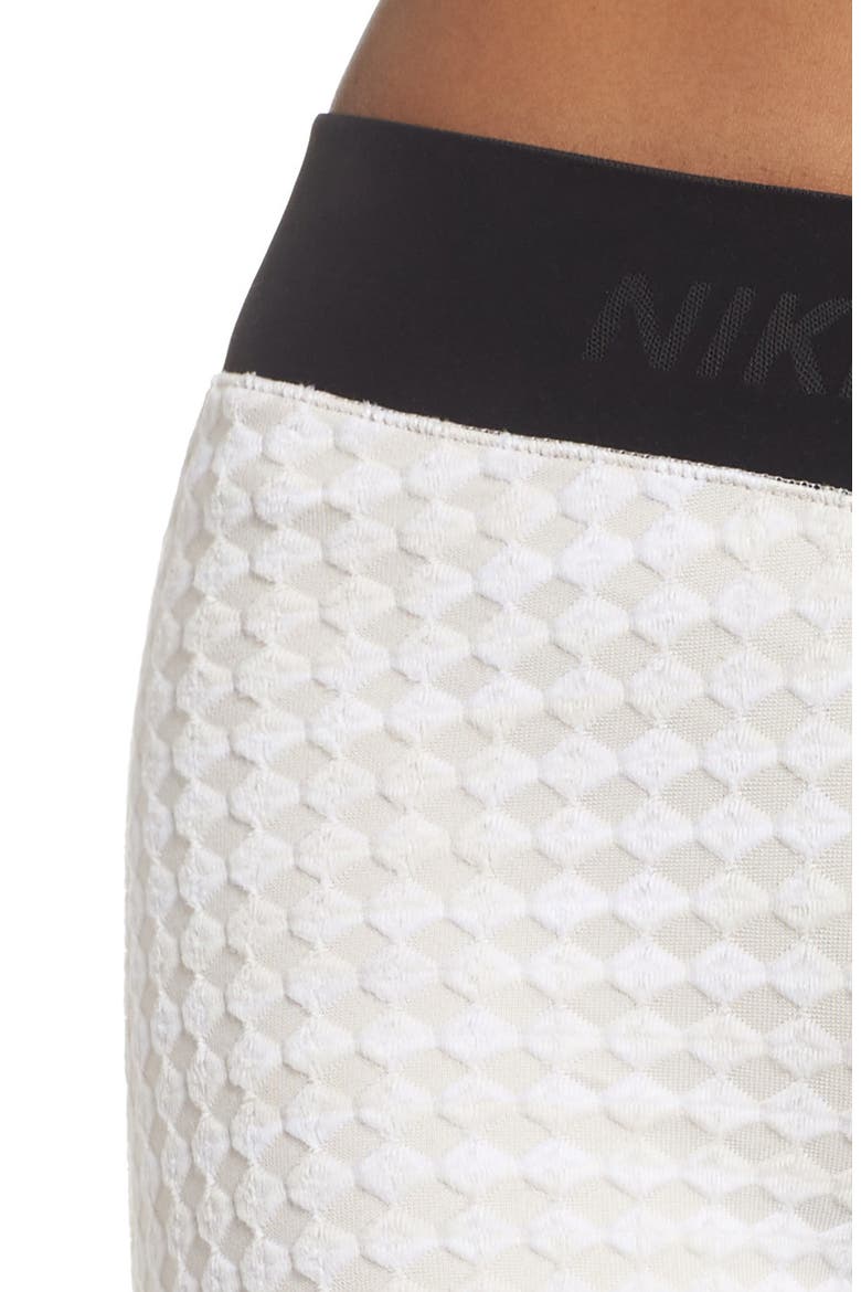 Pro HyperWarm Leggings, Alternate, color, DESERT SAND/ WHITE