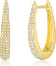 EF Collection Maeve Diamond Hoop Earrings