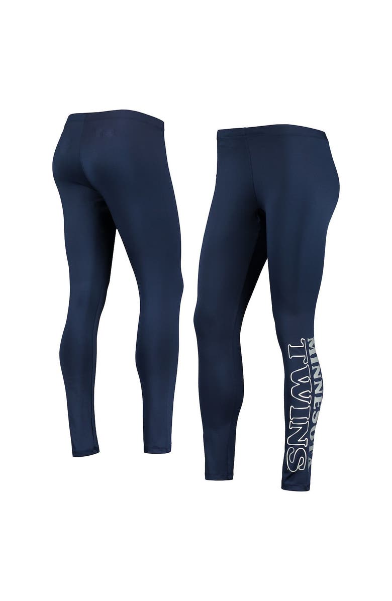 G-III 4HER BY CARL BANKS Women's G-III 4Her by Carl Banks Navy Minnesota Twins Stadium Lightweight Leggings, Main, color, Navy