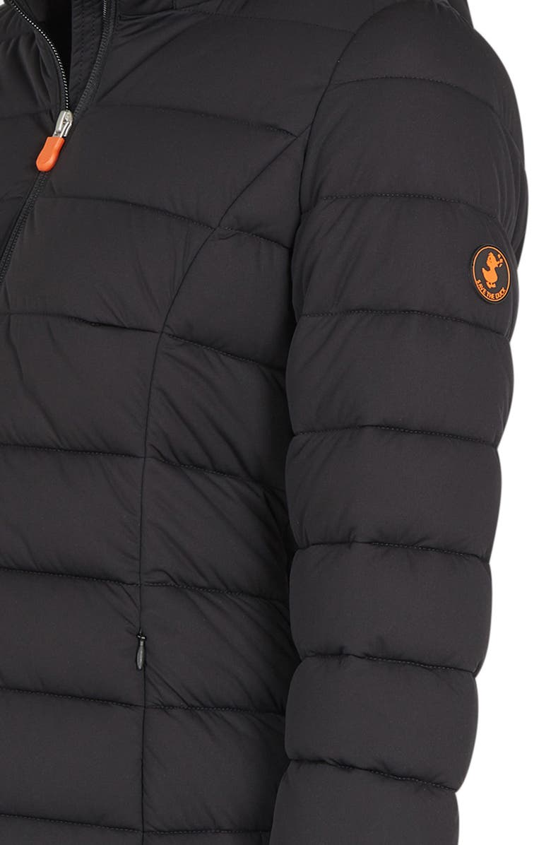 Save The Duck Seal Stretch Water Resistant Quilted Coat, Alternate, color,