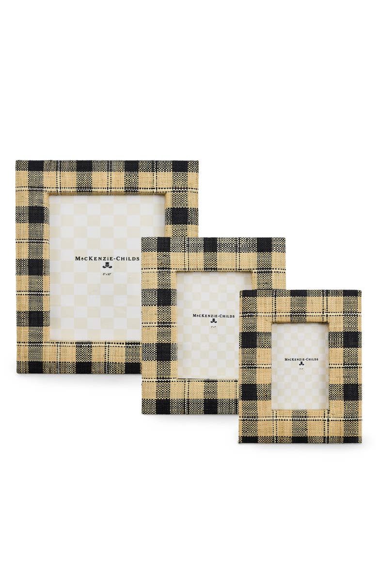 MACKENZIE CHILDS Mad for Plaid 8 x 10-Inch Frame, Alternate, color, Beige