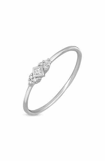 Bony Levy Mika 18K White Gold Diamond Stackable Ring