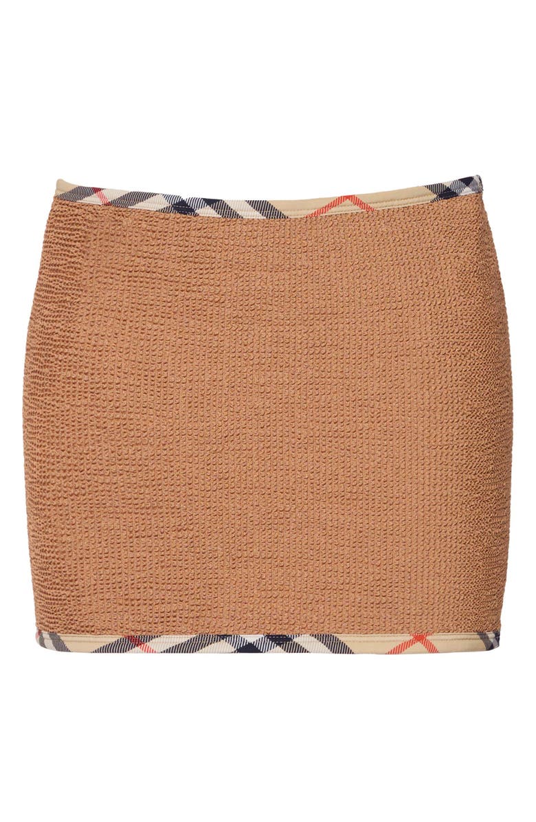 Burberry x Hunza G Devyn 2-in-1 Swim Skirt/Tube Top & Matching Scrunchie Set, Alternate, color, Metallic Cocoa