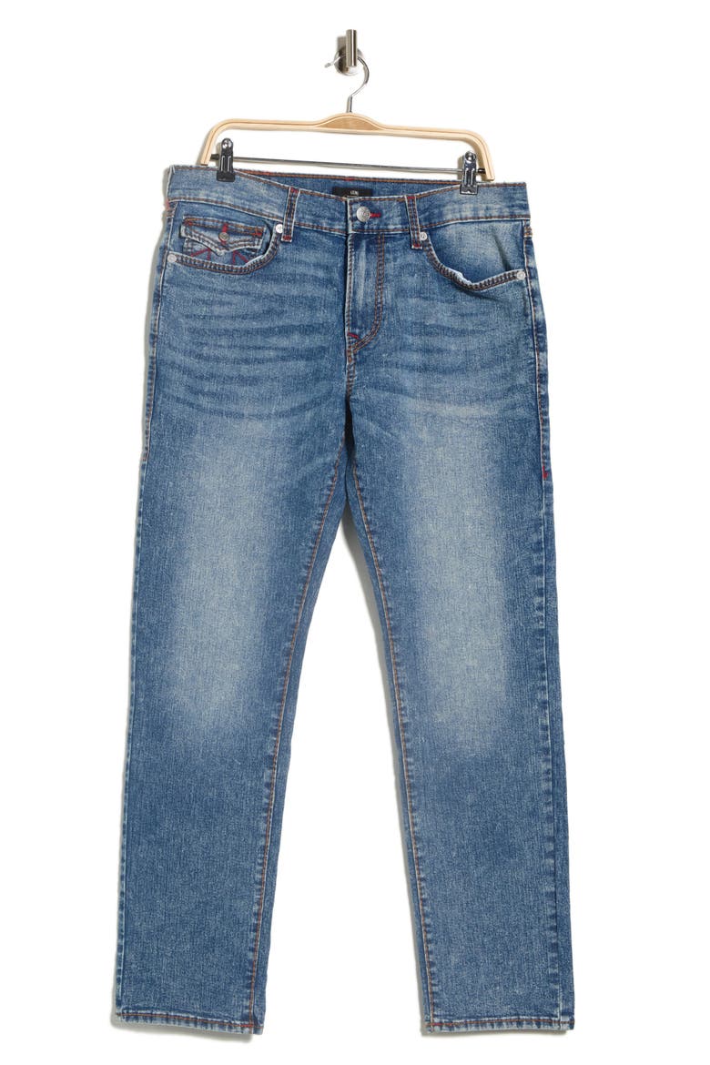 Geno Big T Flap Pocket Slim Fit Jeans, Alternate, color, LIGHT CELESTINE