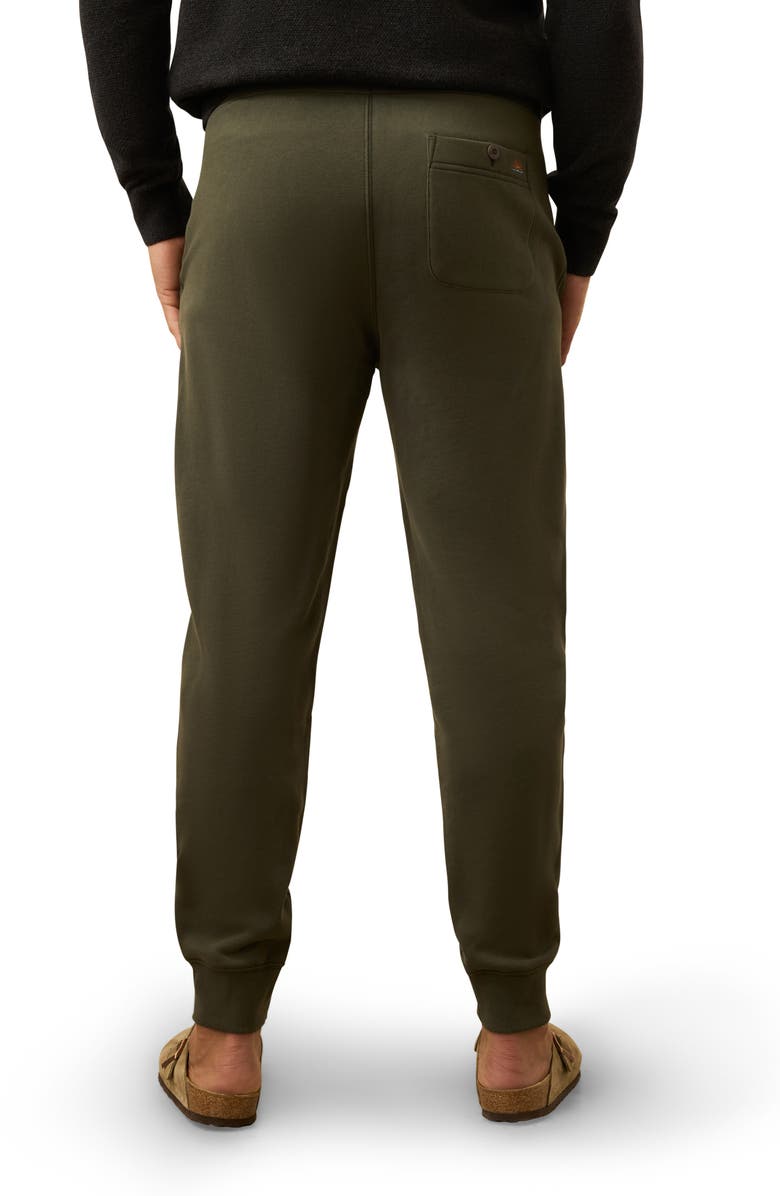 Faherty High Standard Organic Pima Cotton Blend Fleece Joggers, Alternate, color, Fall Evergreen