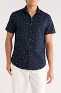 DENIM AND FLOWER Bird Cotton Blend Button-Up Shirt