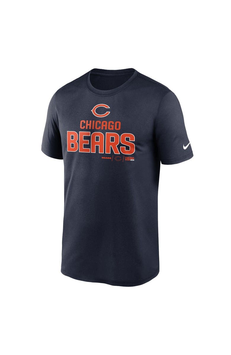 Nike Men's Nike Navy Chicago Bears Legend Community Performance T-Shirt, Alternate, color, Navy