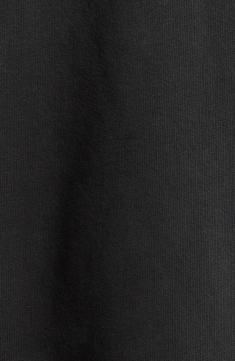 Represent Beaded Logo Cotton Hoodie, Alternate, color, Stained Black