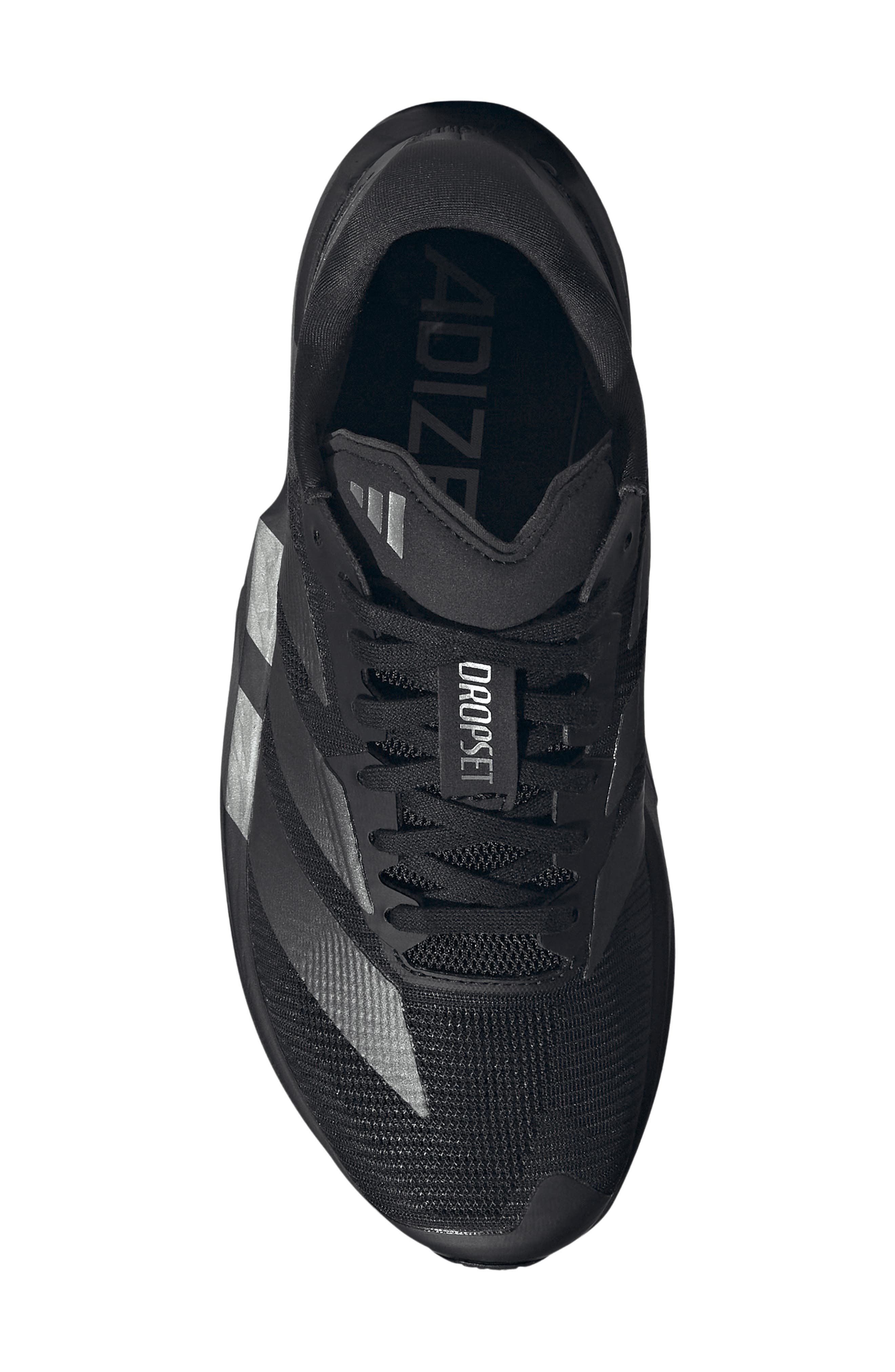 Adizero Dropset Pro Training Shoe, Alternate, color, CORE BLACK/ IRON METALLIC