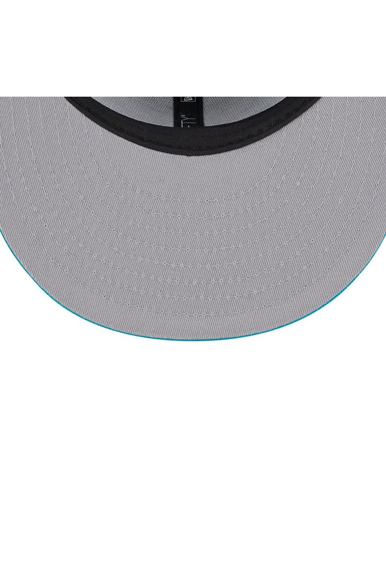 Men's New Era Gray Charlotte Hornets Chenille Band 9FIFTY Snapback Hat, Alternate, color, Gray