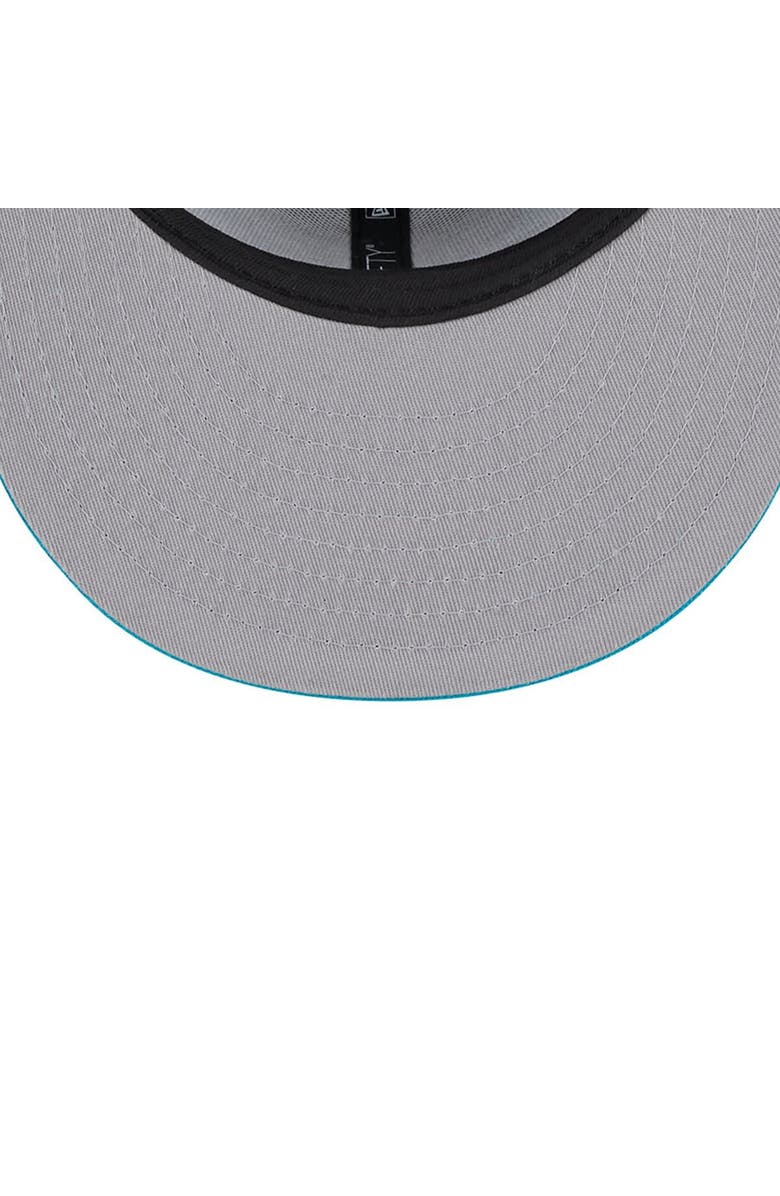 New Era Men's New Era Gray Charlotte Hornets Chenille Band 9FIFTY Snapback Hat, Alternate, color,