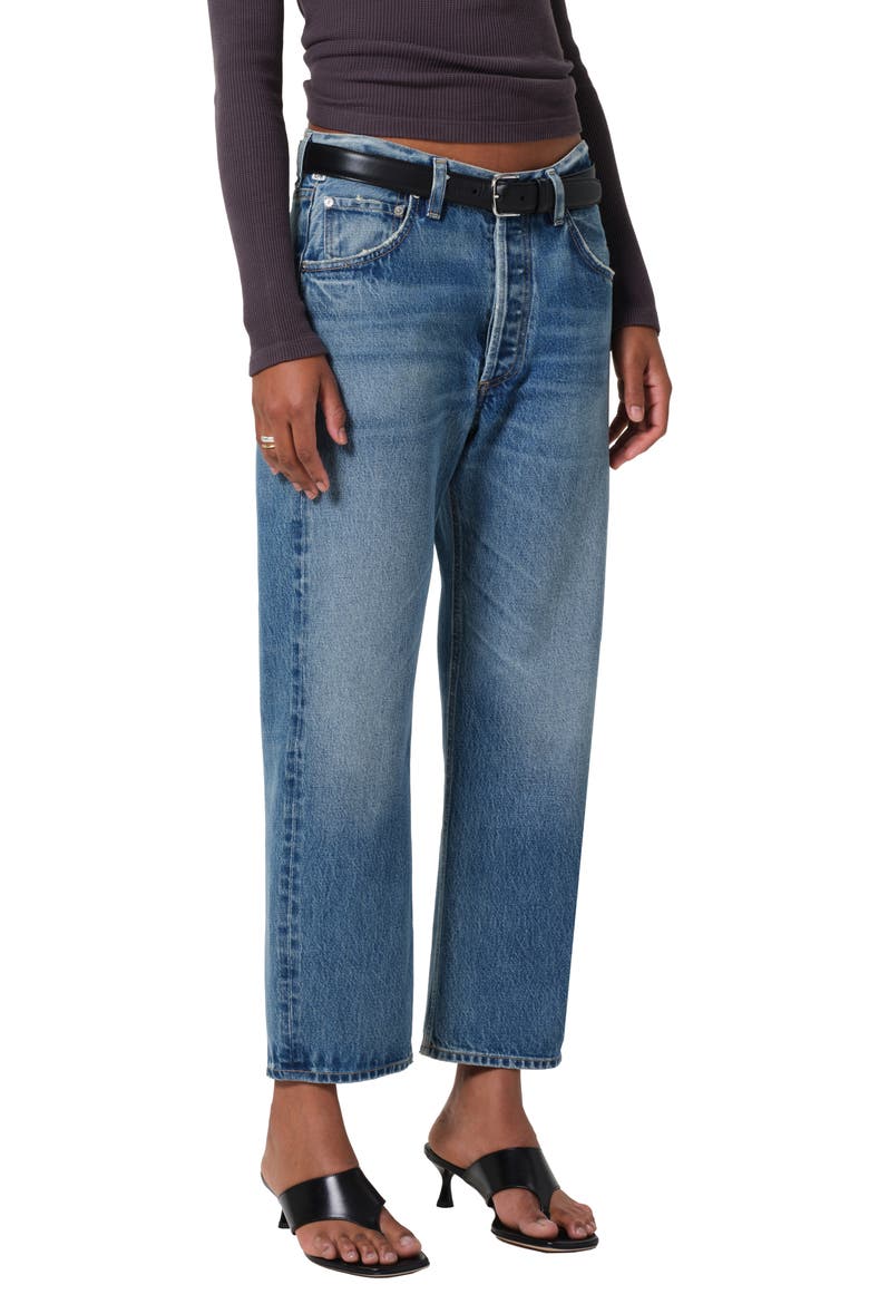 Winslow High Waist Crop Boyfriend Jeans, Alternate, color, PACIFICA