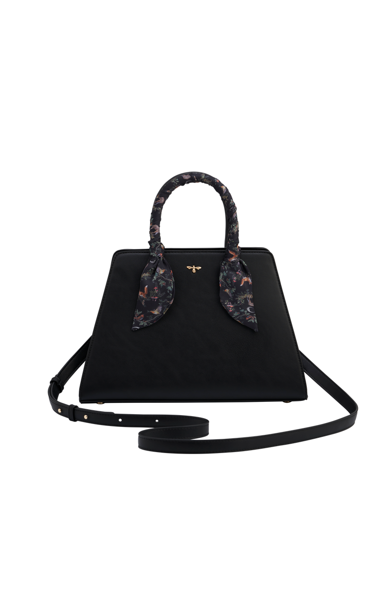 Fable England Grace Structured Tote, Alternate, color, Black