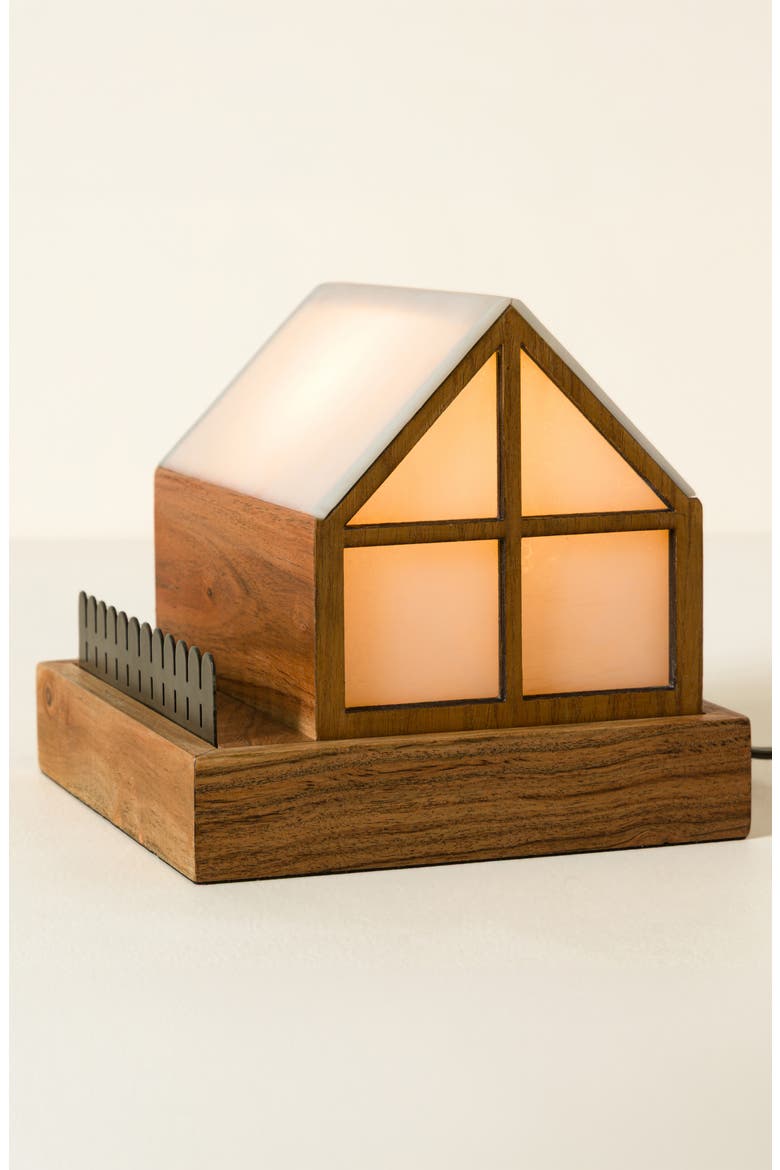 Cozy Cottage Book Stand & Lamp, Main, color, Multi