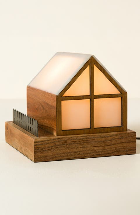 Cozy Cottage Book Stand & Lamp