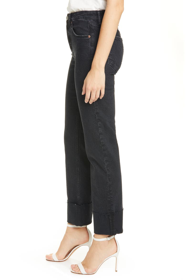 Berit Straight Leg Jeans, Alternate, color, NIGHT FEVER