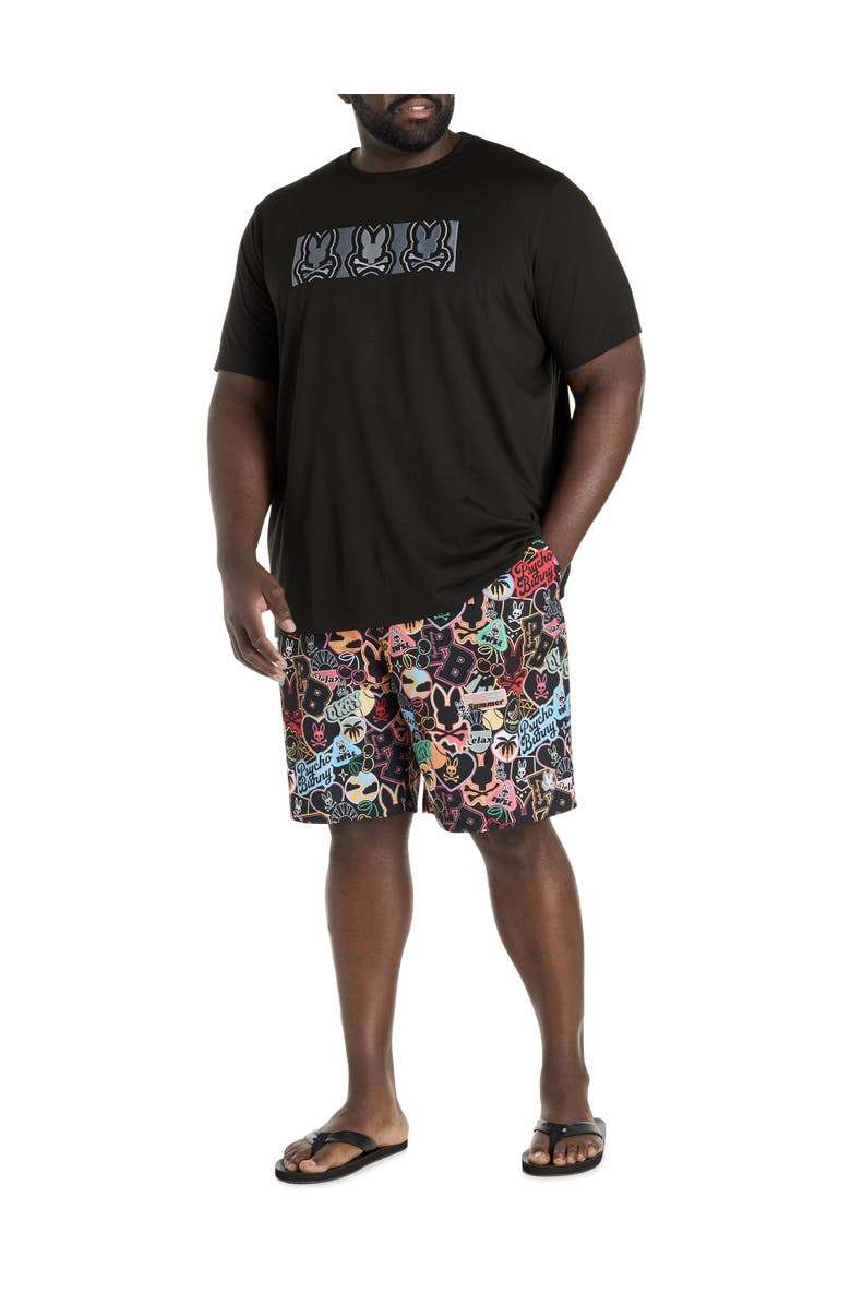 Psycho Bunny Big & Tall Rob Graphic Tee, Alternate, color,