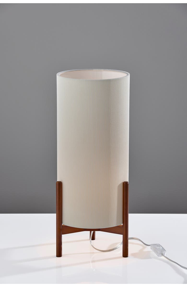 ADESSO LIGHTING Sonora Table Lantern, Alternate, color, Walnut