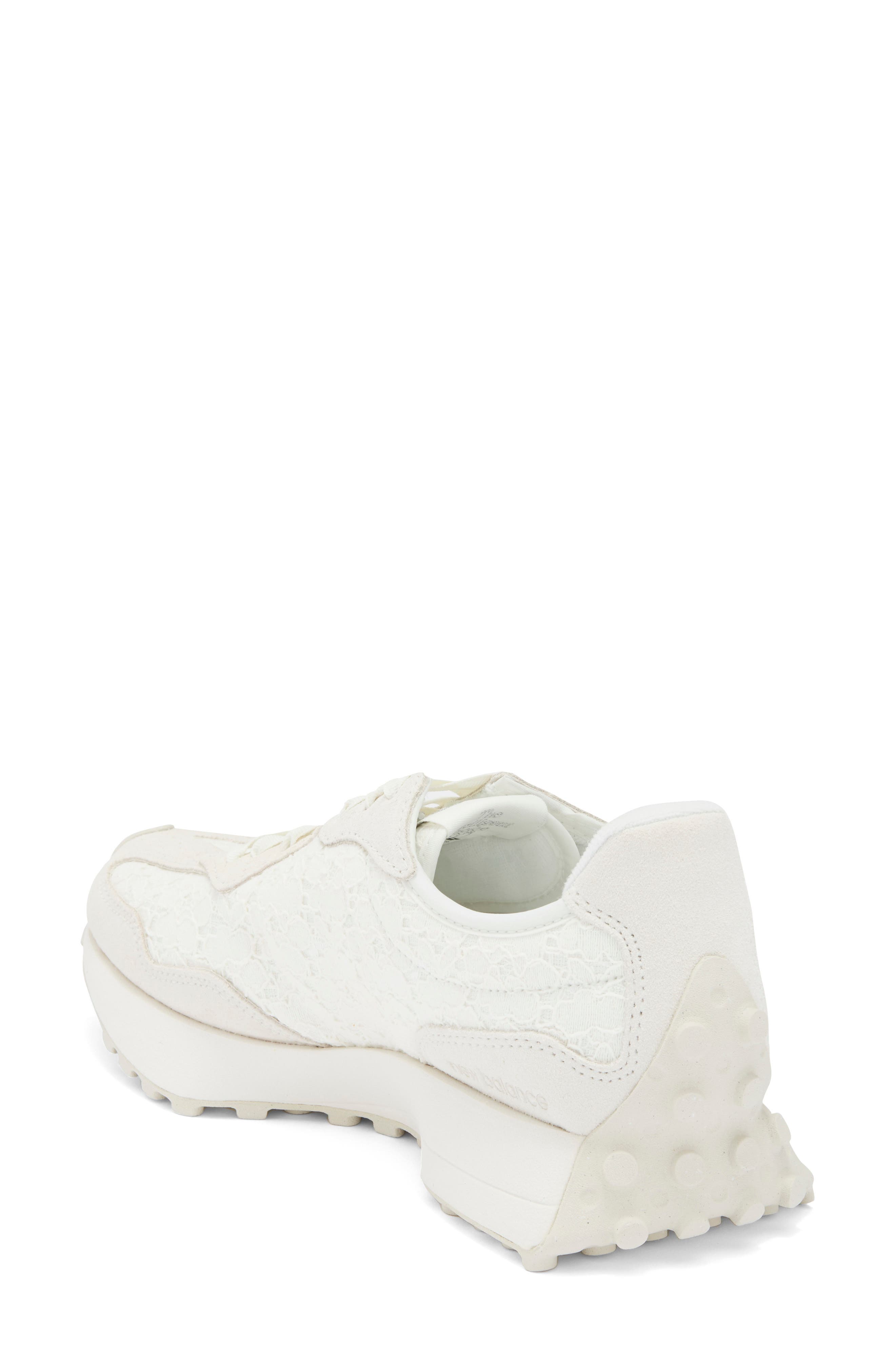 New Balance 327 Lace Sneaker, Alternate, color, Sea Salt/ Sea Salt