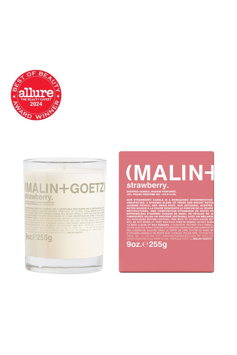 Strawberry Scented Candle, Alternate, color, NO COLOR