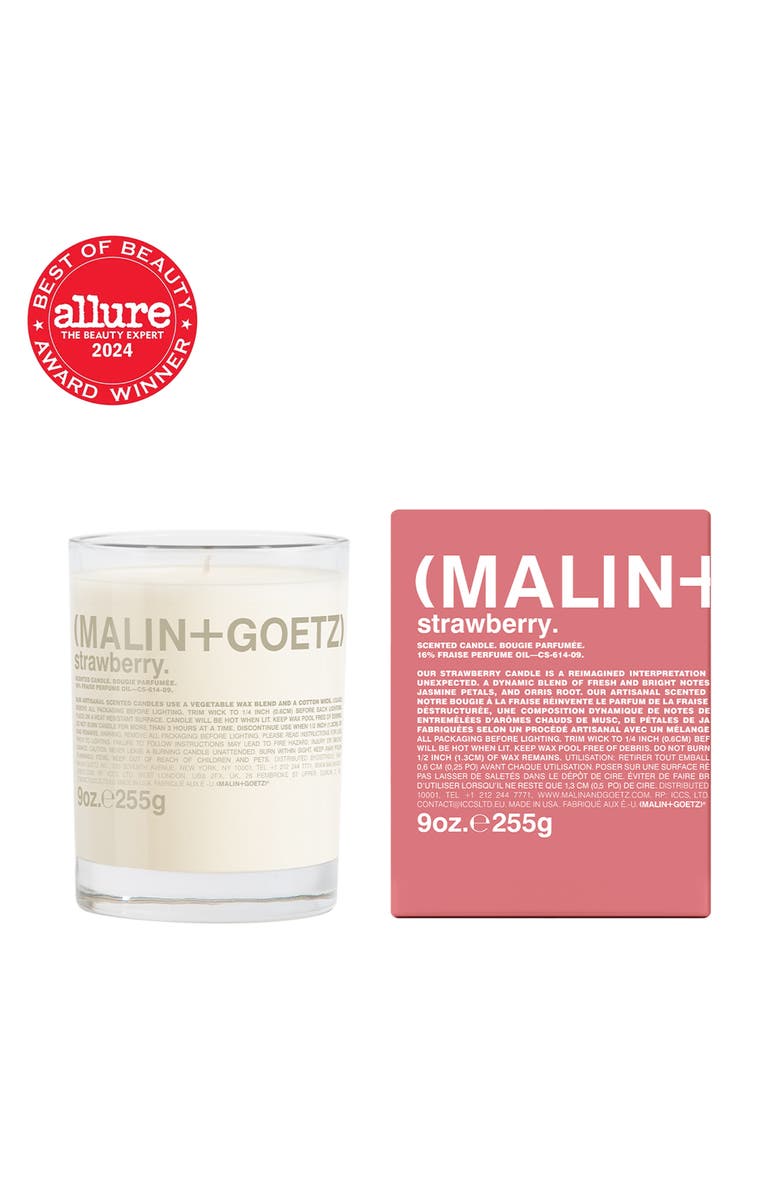 MALIN+GOETZ Strawberry Scented Candle, Alternate, color,