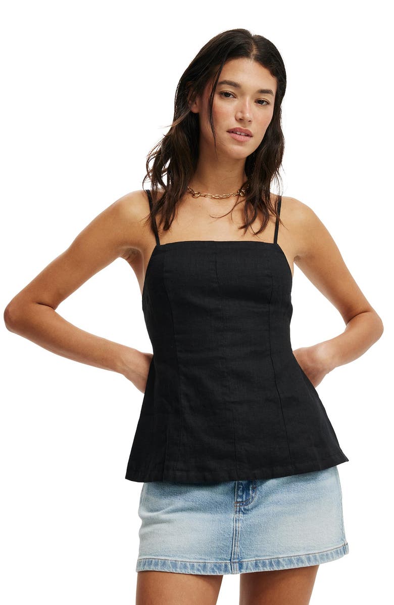 Cotton On Women's Elle Linen Tunic Top, Main, color,