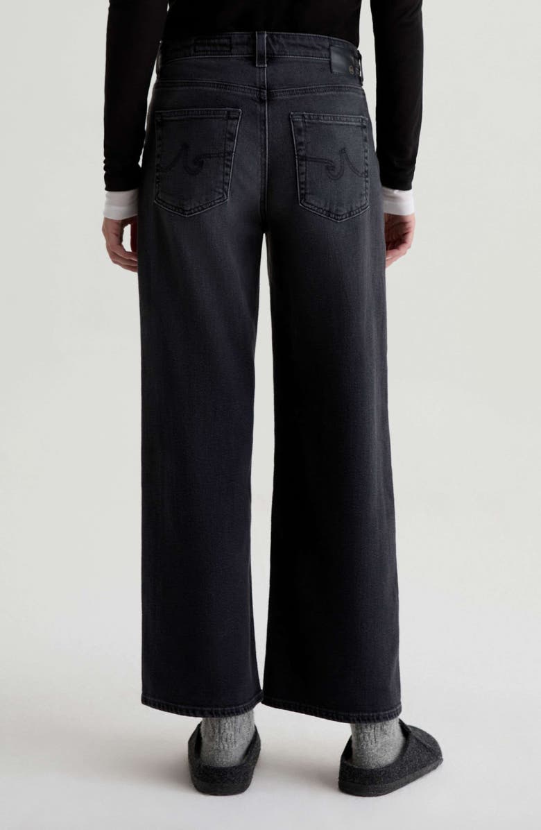 AG Saige Mid Rise Ankle Wide Leg Jeans, Alternate, color, Nebula