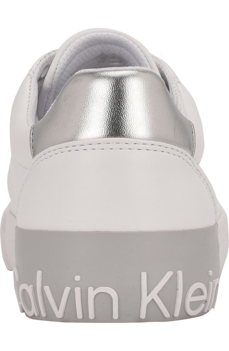 Calvin Klein Cathee Faux Leather Sneaker, Alternate, color,