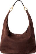HYER GOODS Leather Convertible Hobo Ring Bag