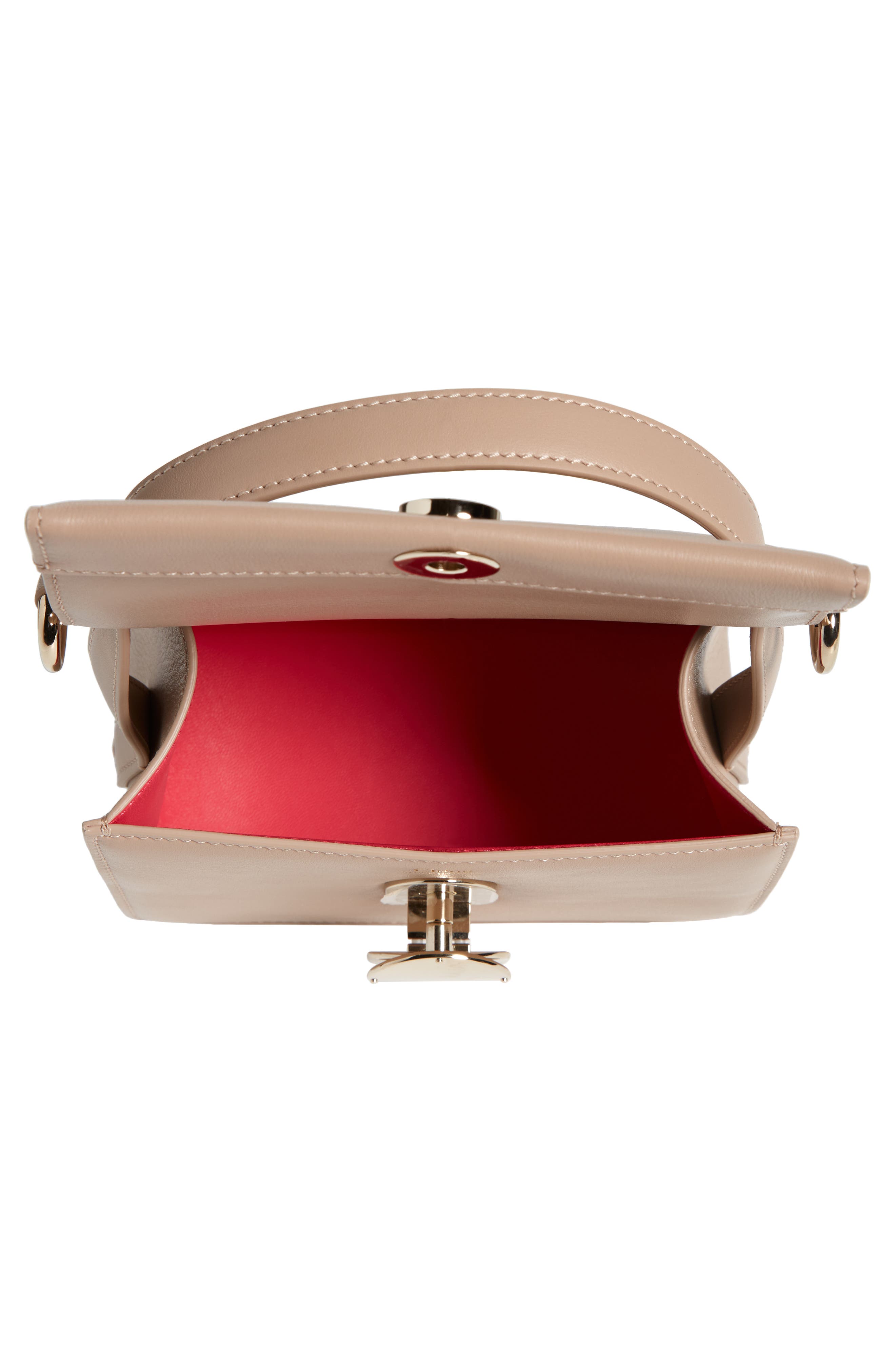 Chloé Penelope Structured Leather Top Handle Bag, Alternate, color, 