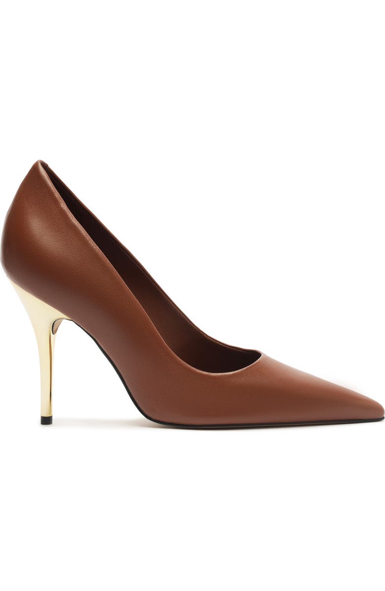 Arezzo Emily Pointed Toe Pump, Alternate, color, Cocoa Brown