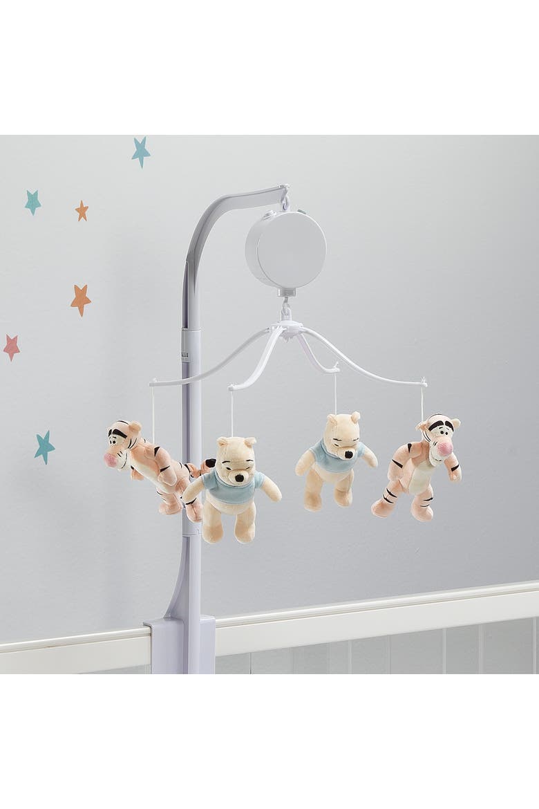 Disney Baby Winnie the Pooh Hugs Musical Baby Crib Mobile Soother, Alternate, color, Multicolor