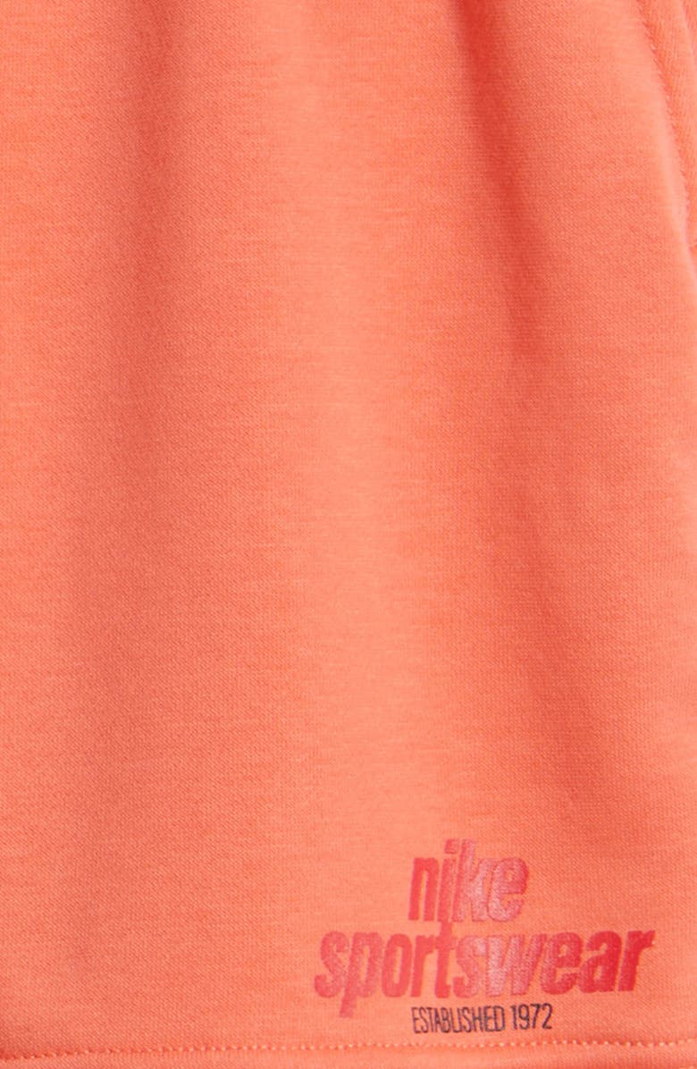 Nike Kids' Sportswear Club Big Kids' French-Terry Shorts, Alternate, color, Magic Ember/ University Red