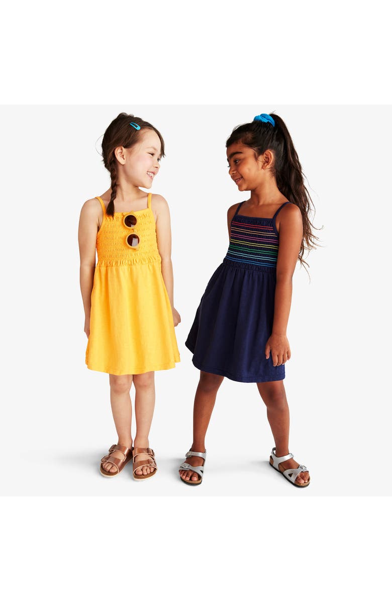 Primary Kids Rainbow Smocked Tank Dress, Alternate, color, 