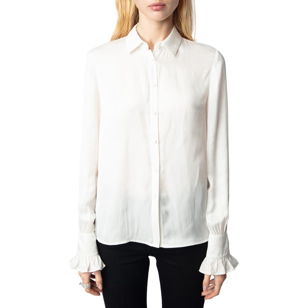 Zadig & Voltaire Thely Long-sleeve Shirt In Judo