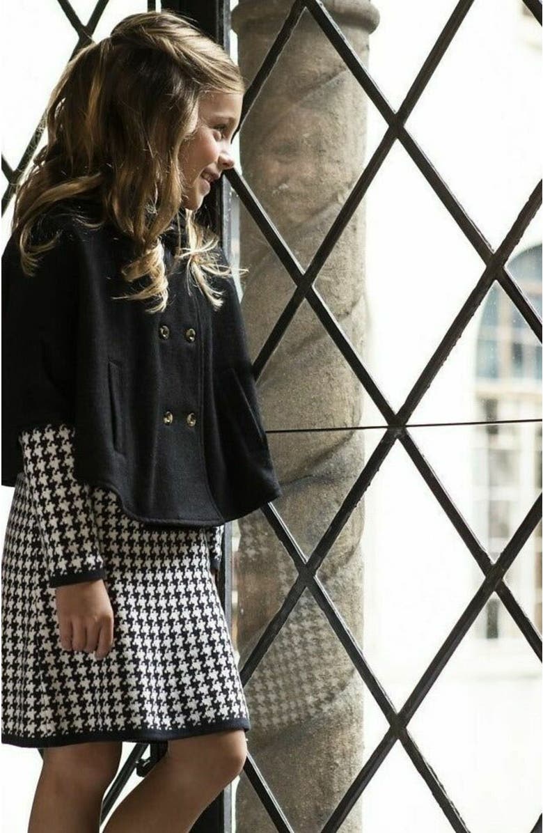 Hope & Henry Girls' Bow Sweater Dress, Kids, Alternate, color,